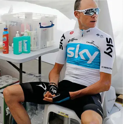  ?? REUTERS ?? He’s ready to ride: Froome preparing for the Giro D’Italia