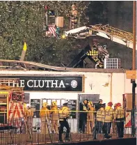  ??  ?? Ten people died when a police helicopter crashed into the roof of the Clutha pub in Glasgow in 2013. Picture: PA.