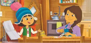  ?? COURTESY PBS ?? Molly of Denali follows a young Alaska Native girl in her adventures through the fictional village of Qyah, Alaska.