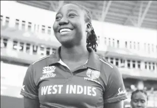  ??  ?? Stafanie Taylor leads the ICC WODI batting and all-rounders rankings