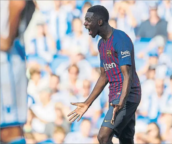  ?? FOTO: GETT IMAGESY ?? Dembélé lleva dentro el gen del triunfo El campeón del mundo francés ha sido decisivo en tres de los cinco partidos oficiales disputados hasta el momento