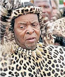  ?? ?? LATE Zulu King Goodwill Zwelithini.