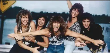  ?? ?? Bon Jovi, subjects of “Thank You, Goodnight: The Bon Jovi Story”