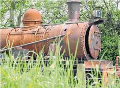  ??  ?? A rusty relic on the Welsh Highland Railway, which has been reopening track since 1980