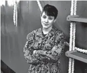  ??  ?? Kelsie McCown, a recent Naval Station Great Lakes graduate, hopes to be one of the first female Navy SEALS.