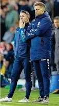  ??  ?? COACHING CLASS: Keane (left) is No2 to ’Boro boss Woodgate