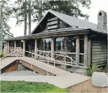  ?? TIMES COLONIST ?? The Saanich Pioneer Society’s Log Cabin Museum celebrates its 90th anniversar­y on Saturday.