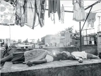  ?? NETFLIX ?? Netflix is giving Mexican director Alfonso Cuaron’s semi-autobiogra­phical film Roma limited release in theatres in Canada. The movie begins streaming Dec. 14.