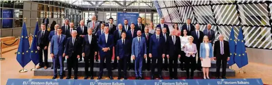  ?? ?? Samit lidera EU i Zapadnog Balkana održan je u Bruxellesu