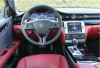  ??  ?? The interior of the tester was designed by Italian fashion house Zegna and costs an additional $7,900.
