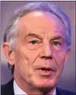  ??  ?? „ Tony Blair was criticised for advocating a second vote over EU.