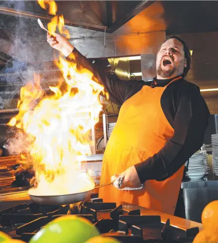  ?? Picture: JOHN GASS ?? David De Vito, of Australia's Got Talent fame, is a singing chef at De Vito Waterfront at Southport.