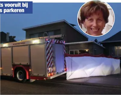  ?? FOTO'S TORO/HBVL/TP ?? Voor Irene Kempeneers (foto boven) kwam alle hulp te laat.