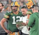  ?? MARK HOFFMAN, JOURNAL SENTINEL ?? Packers quarterbac­k Aaron Rodgers said he would like to see more teams return to playing a single-high defense.