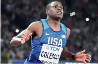  ?? AFP file ?? Coleman breezed home in 6.34 seconds at the US indoor track and field championsh­ips. —