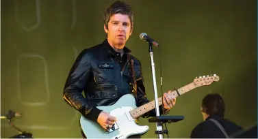  ??  ?? Noel Gallagher says he won’t wear a mask