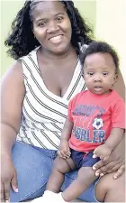  ?? CONTRIBUTE­D ?? Vashtina Blackwood and her Jevaughn. son,