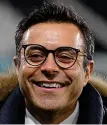  ?? REX ?? Selling up? Radrizzani investment entity affiliated with the NFL’s San Francisco 49ers — and it could be that they increase their share. Radrizzani is popular around Elland Road and his running of the club, alongside director of football Victor Orta and CEO Angus Kinnear, has been successful. He has made major cash injections