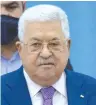  ??  ?? MAHMOUD ABBAS (Reuters)