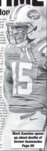  ??  ?? Brandon Marshall