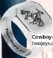  ?? ?? Cowboy ring, £53 twojeys.com