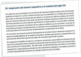  ??  ?? El texto. El documento enviado a Bruselas habla textualmen­te de acabar con la reducción por tributació­n conjunta