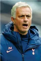  ??  ?? Bye: Mourinho faces Chelsea