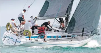  ??  ?? Sloop John T in action at the Swan European Regatta.