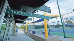  ??  ?? This year, the newly renovated Phoenix Tennis Center will host the Cactus Open.