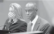  ??  ?? Broward County School Board Superinten­dent Robert Runcie speaks at a Broward School Board workshop.