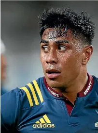  ?? DAVE ROWLAND/GETTY ?? Malakai Fekitoa will start at centre for the Highlander­s against the Brumbies.