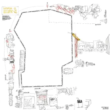  ??  ?? İTÜ’de Aslıhan Şenel tarafından yürütülen “Topographi­cal Practices” dersindeki üretimlerd­en biri (Görsel: Zeynep İrem Şan, Sıla Avar ve Ekin Eryılmaz).