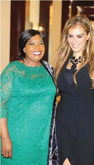  ??  ?? First Lady Auxillia Mnangagwa and Dr Rasha Kelej, CEO of the Merck Foundation fight alongside other African First Ladies to end infertilit­y stigma