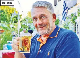  ?? ?? Out of control: Wilson’s drinking really ramped up when he joined DIY SOS BEFORE