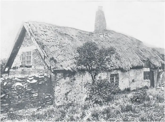  ??  ?? Above, the photograph claimed to be of Molly Leigh’s cottage. Richard Talbot argues that as photograph­y wasn’t widely in use intil the 1880s it is unilkely that anyone would be able to identify that this particular cottage was Molly’s home more than 150 years after her death in 1748. Below, Molly’s burial record.
