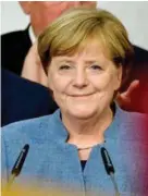  ??  ?? German Chancellor Angela Merkel.