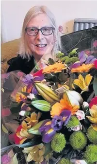  ??  ?? Pictured is Carl’s mum Pat Stroud who lost her battle to cancer in October last year.