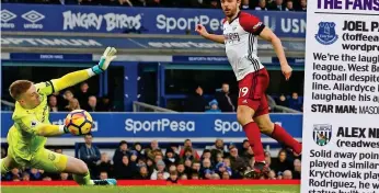  ?? ACTION IMAGES ?? First blood: Jay Rodriguez opens the scoring