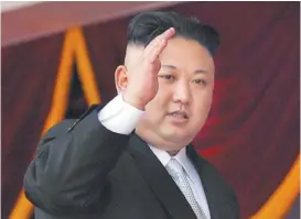  ?? WONG MAYE/AP ?? El joven dinasta, Kin Jong-un, ha aplastado cualquier voz discordant­e.