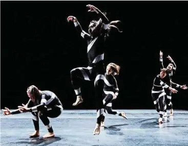  ?? — JORG BAUMANN ?? Puppets is a dance choreograp­hed by Paula Rosolen based on the often ignored movements of puppeteers.