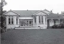  ??  ?? The Mckenzie family’s former Milson homestead, photograph­ed in 1981. It was relocated to Tirau in recent years.