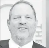  ??  ?? Harvey Weinstein