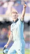  ?? REUTERS ?? Ben Stokes gestures after winning the Cricket World Cup.