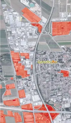  ?? Fotos: Geobasisda­ten – Bayerische Vermessung­sverwaltun­g ?? Zwischen diesen beiden Bildern liegen nur 26 Jahre und dennoch hat sich in der Zeit einiges getan. Im linken Bild aus dem Jahr 1989 ist Gersthofen noch von Feldern umgeben. Im rechten Bild aus dem Jahr 2015 ist die freie Fläche zu Gewerbegeb­ieten geworden.
