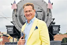  ??  ?? On track: Michael Portillo visited Boston for ‘Great American Railroad Journeys’