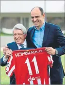  ?? FOTO: EFE ?? El Atleti homenajeó a Hombrados