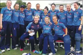  ??  ?? Kent Women celebrate their T20 win at Beckenham