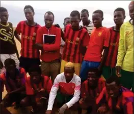  ?? Photo: Nampa ?? Champions… Omandindi Football Club and Ongango emerged as victors of the football and netball categories at the third edition of the annual Okaokotavi Youth Tournament held at Okaokotavi in the Kunene region.