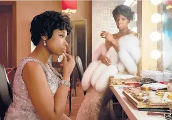  ?? QUANTRELL D. COLBERT/METRO-GOLDWYN-MAYER ?? Actors Jennifer Hudson, left, and Mary J. Blige in the film “Respect.”