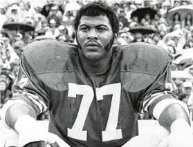  ?? Getty Images ?? Kenneth Sims loomed large for the Texas defense in the late 1970s and early ’80s, a fact the College Football Hall of Fame voters finally recognized.